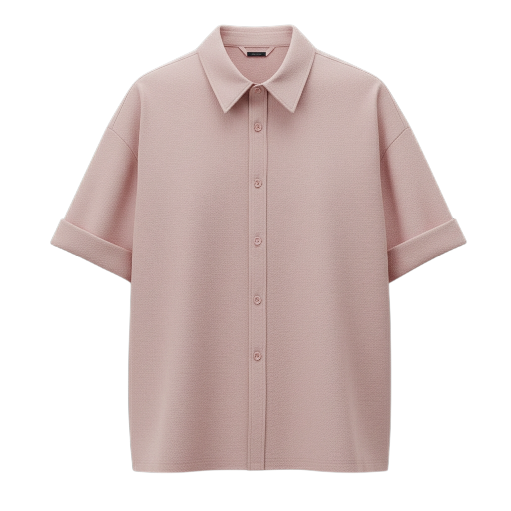 Light Baby Pink Unisex Oversized Shirt