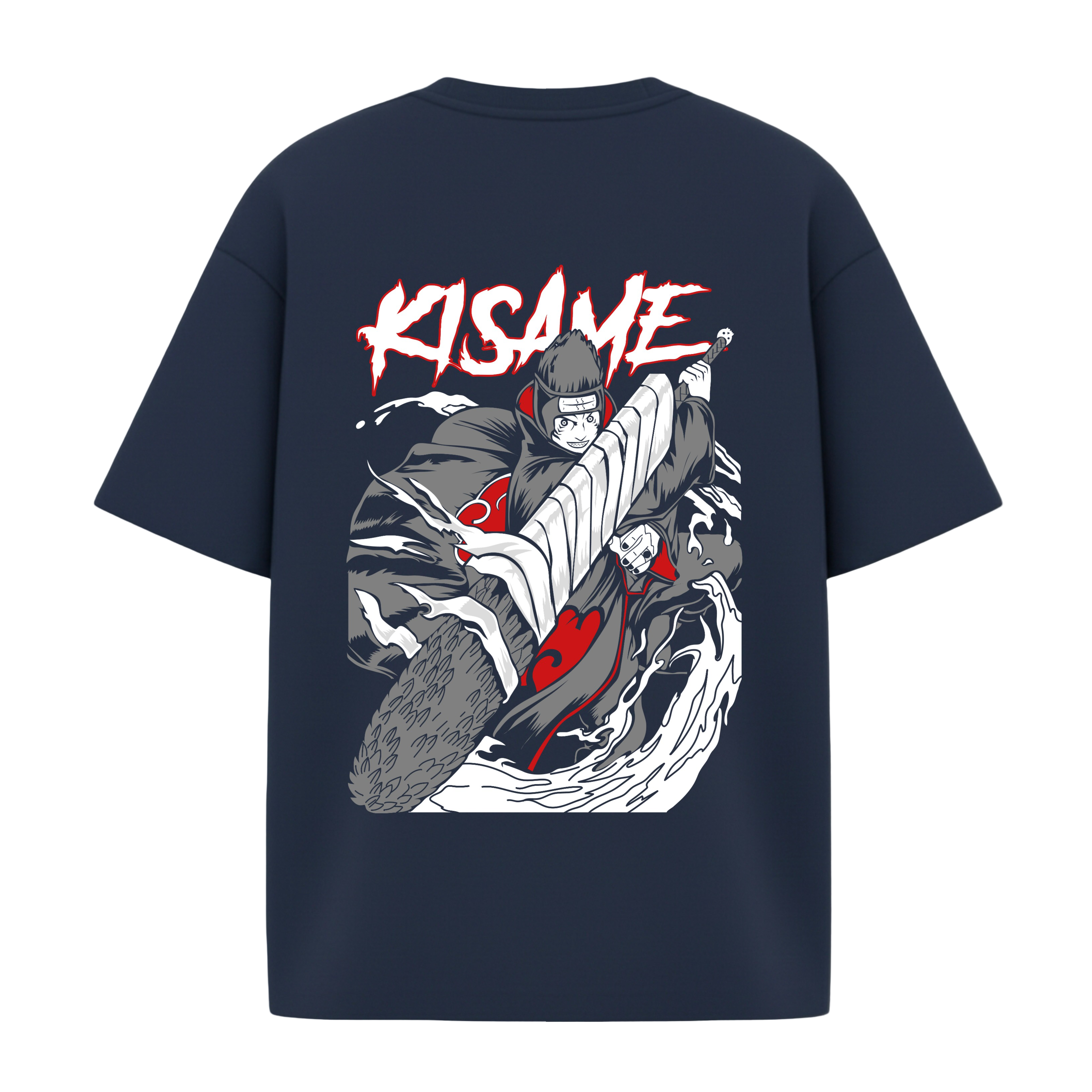 Oversized Kisame Naruto T-Shirt