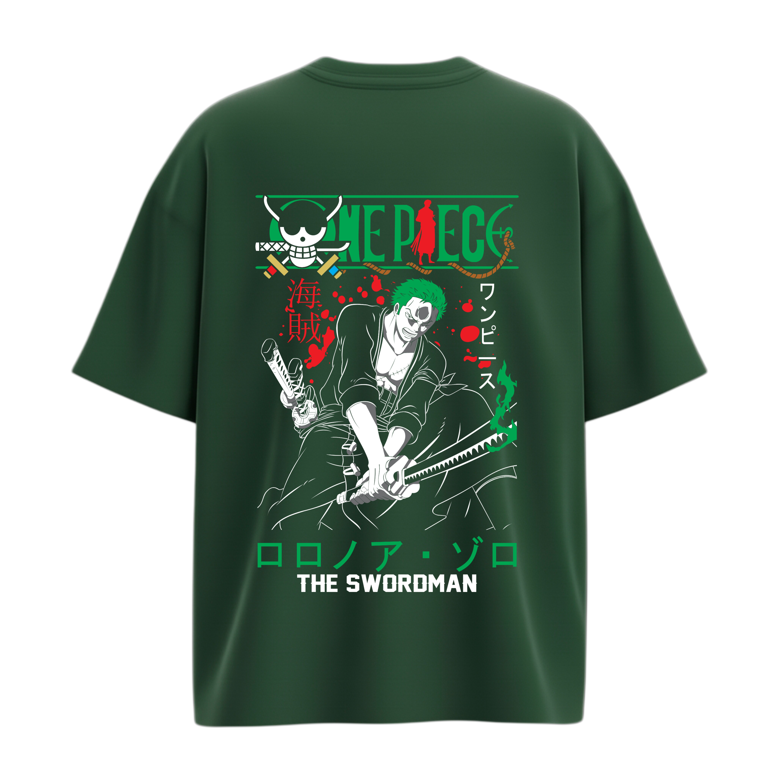 Oversized Zoro one piece Tshirt