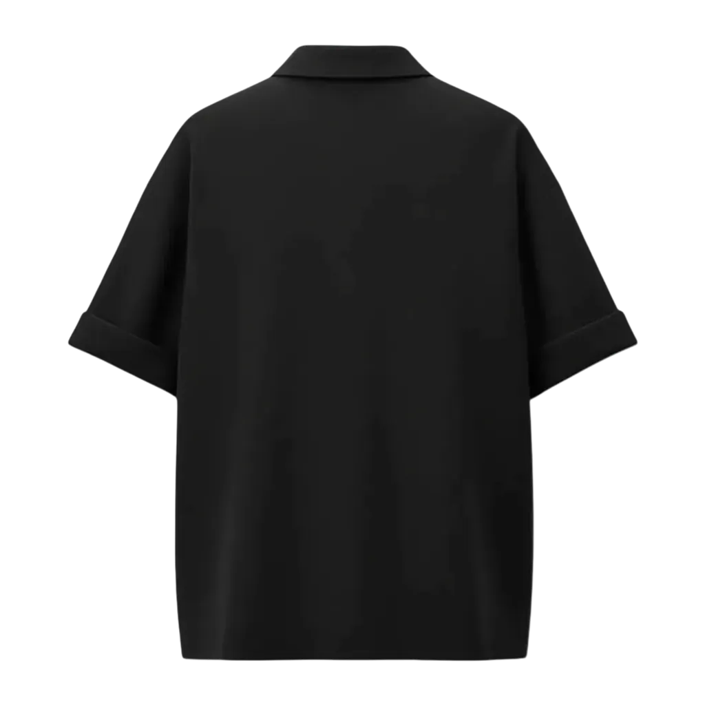 Black Unisex Oversized Shirt