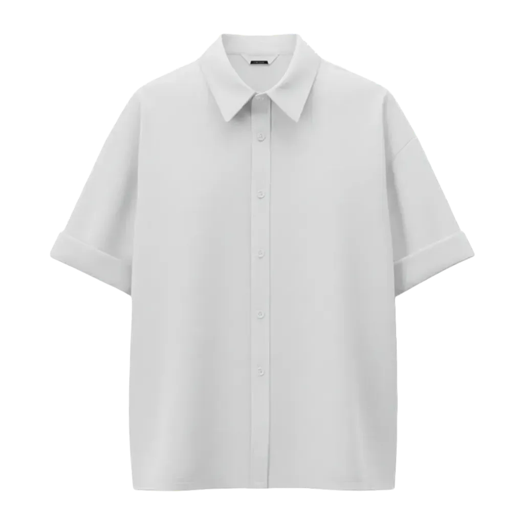 White Unisex Oversized Shirt