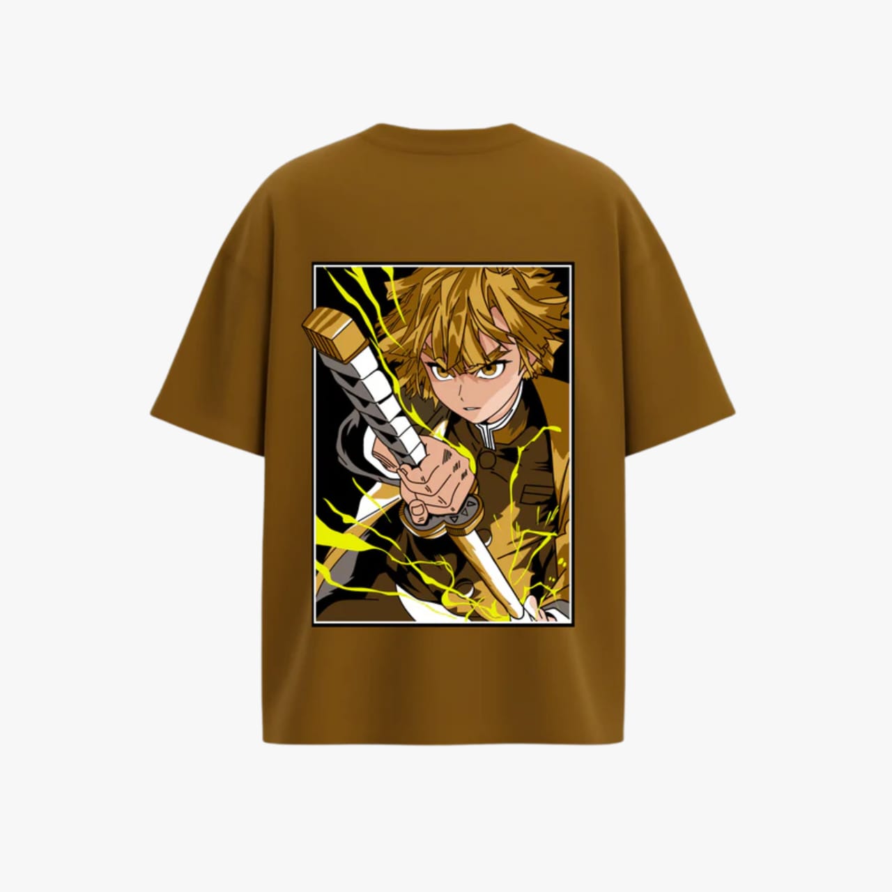 zenitsu demon slayer oversized tshirt
